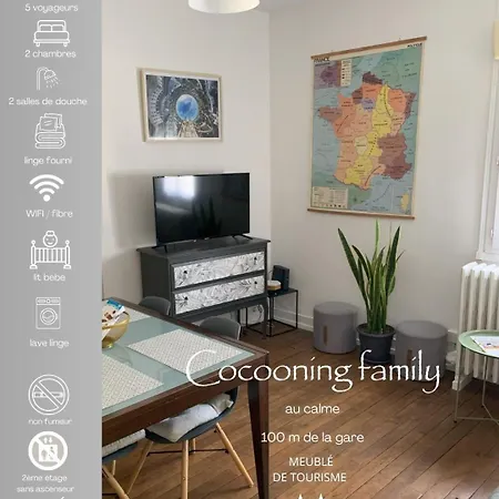 Appartamento *Cocooning Family* Tours Esterno foto